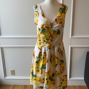 BR 1950’s style lemon dress